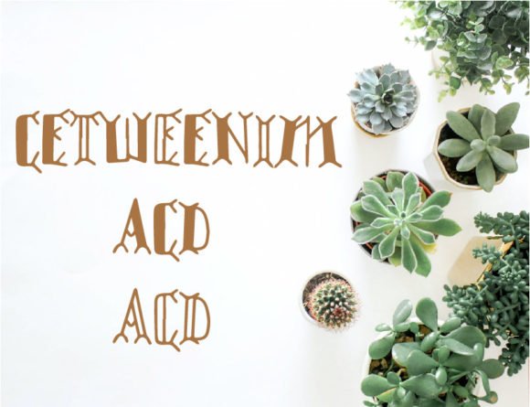 Cetweenim Font - Featured Image