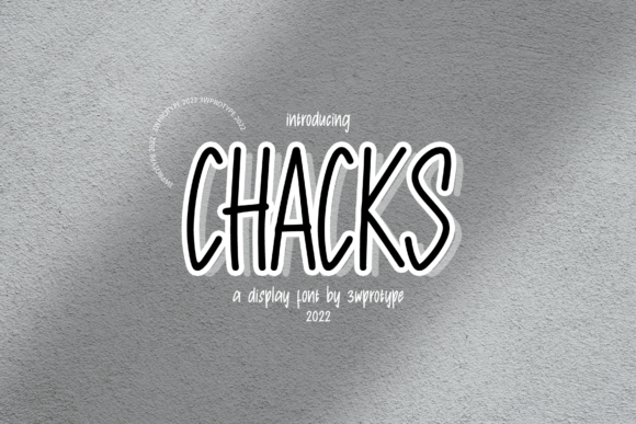 Chacks Font - Featured Image