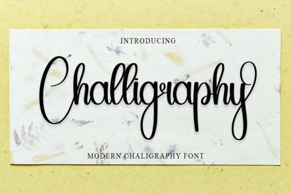 Chaligraphy Font - Featured Image