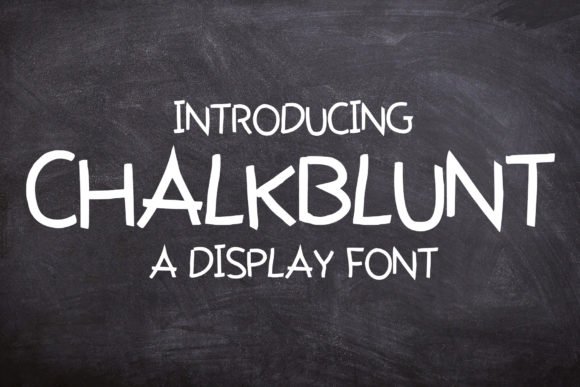 ChalkBlunt Font - Featured Image