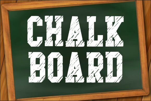 Chalk Board Font - Featured Image