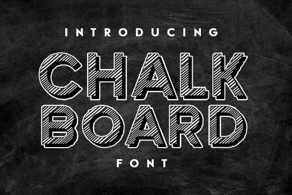 Chalk Board Font - Featured Image