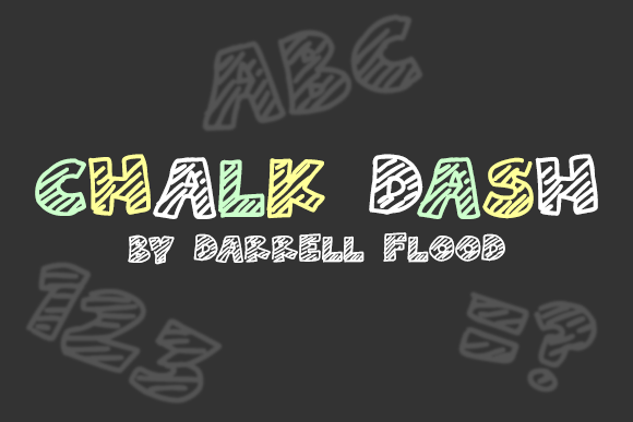 Chalk Dash Font - Featured Image