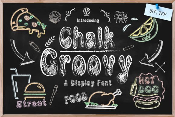 Chalk Groovy Font - Featured Image
