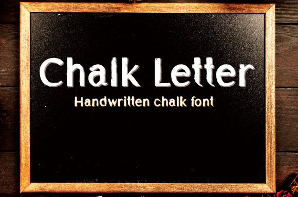 Chalk Letter Font - Featured Image