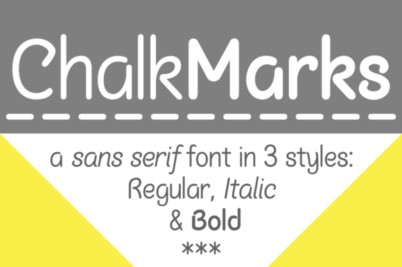 Chalk Marks Font - Featured Image