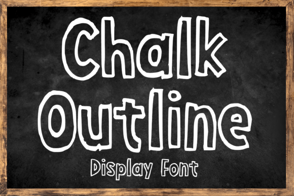 Chalk Outline Font - Featured Image