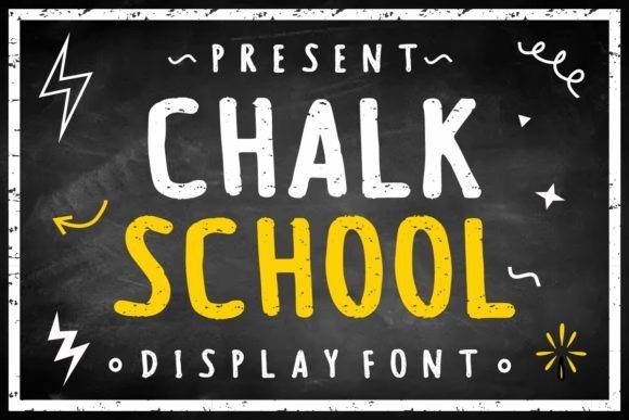 Chalk School Font - Featured Image