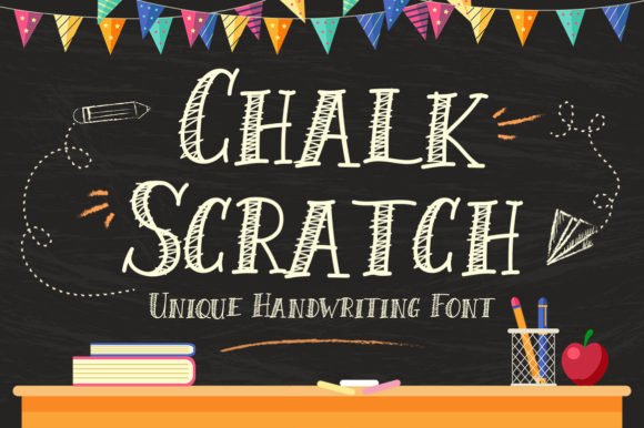 Chalk Scratch Font - Featured Image