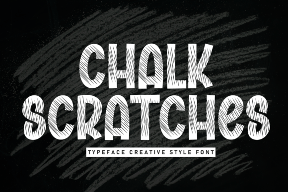 Chalk Scratches Font - Featured Image