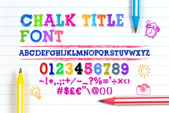 Chalk Title Font - Featured Image