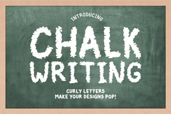 Chalk Writing Font - Featured Image