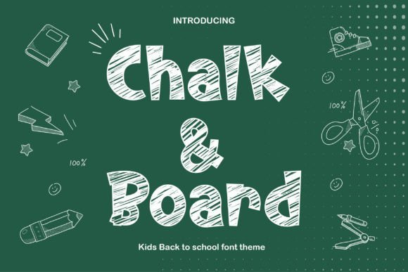 Chalk and Board Font - Featured Image