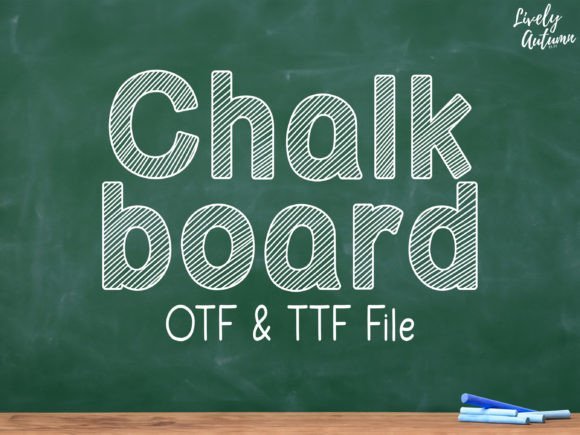 Chalkboard Font - Featured Image