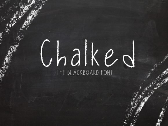 Chalked Font - Featured Image