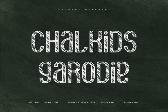 Chalkids Garodie Font - Featured Image