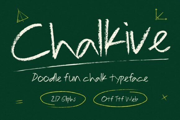 Chalkive Font - Featured Image