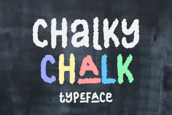 Chalky Chalk Font - Featured Image