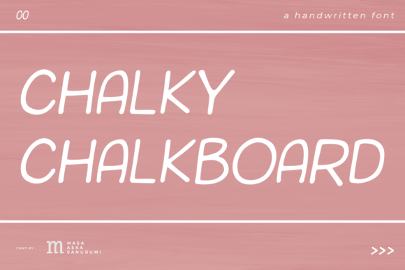 Chalky Chalkboard Font - Featured Image