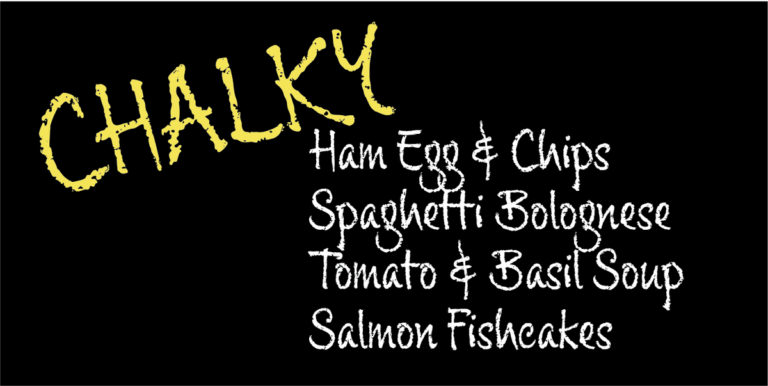 Chalky Font - Featured Image