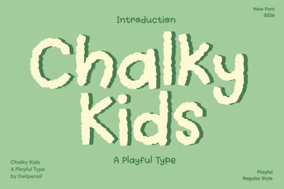 Chalky Kids Font - Featured Image
