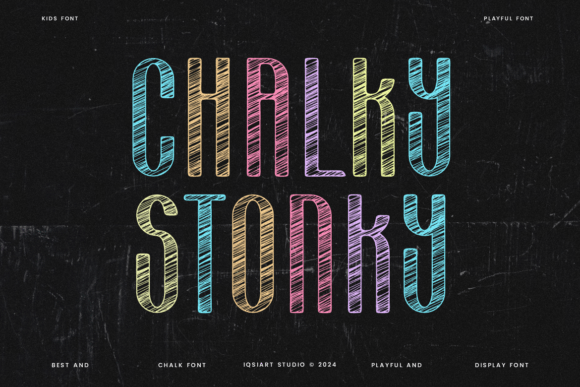 Chalky Stonky Font - Featured Image