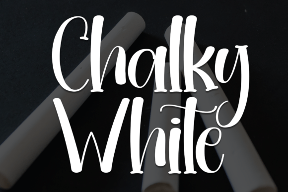 Chalky White Font - Featured Image