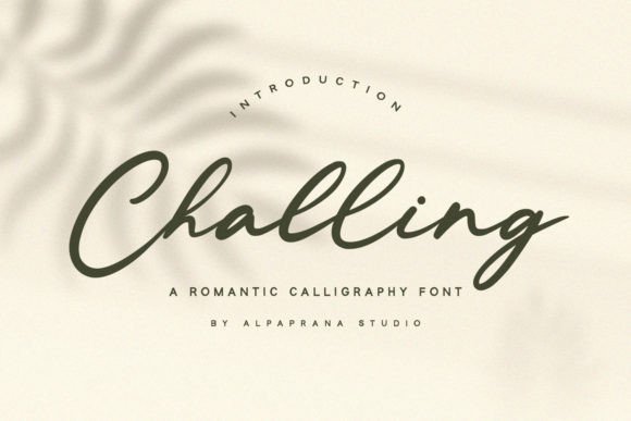 Challing Font - Featured Image