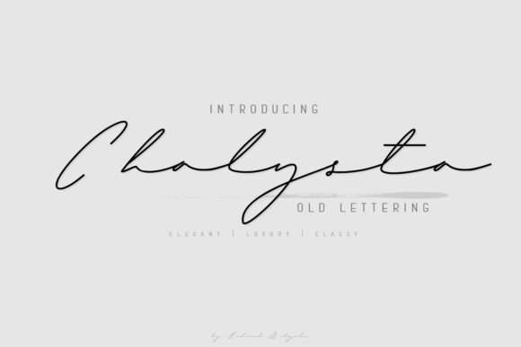 Chalysta Font - Featured Image