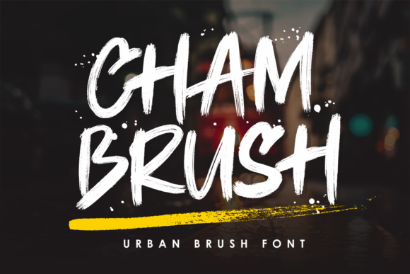 Chambrush Font - Featured Image