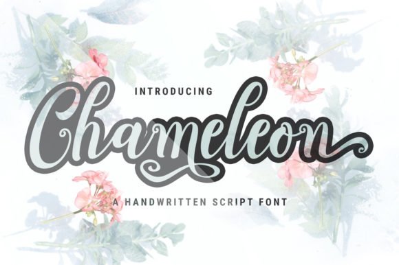 Chameleon Script Font - Featured Image
