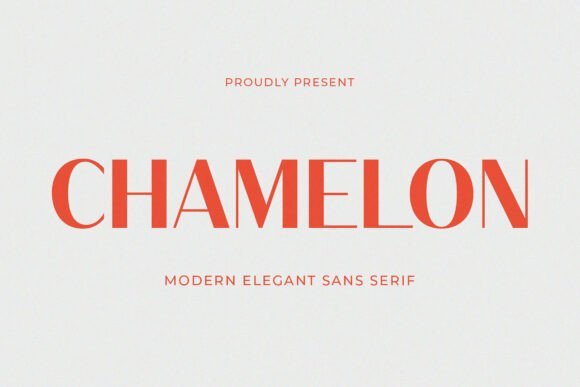 Chamelon Font - Featured Image