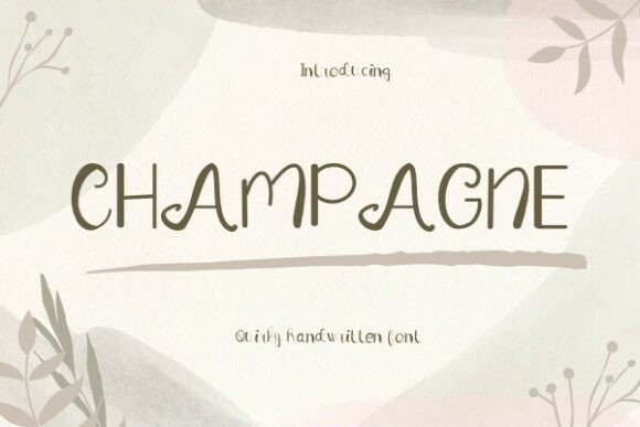 Champagne Font - Featured Image