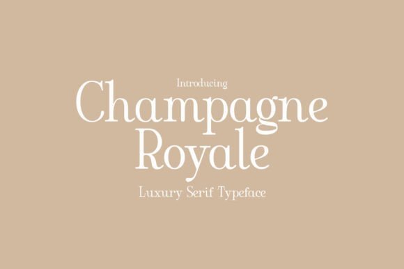 Champagne Royale Font - Featured Image