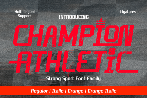 Champion Athletic Font - Featured Image