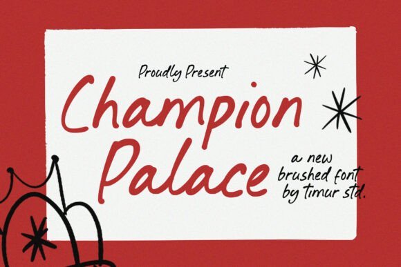 Champion Palace Font - Featured Image