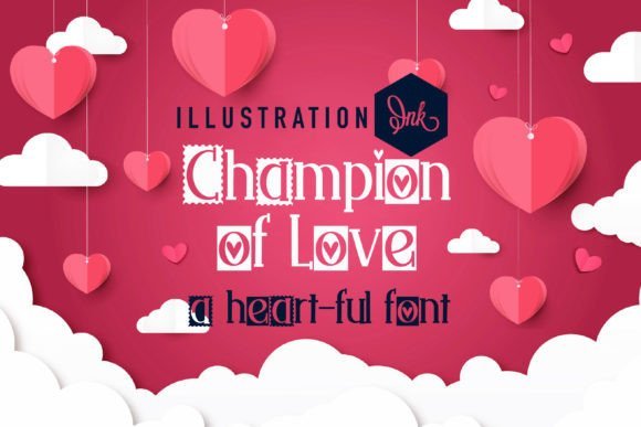 Champion of Love Font - Featured Image