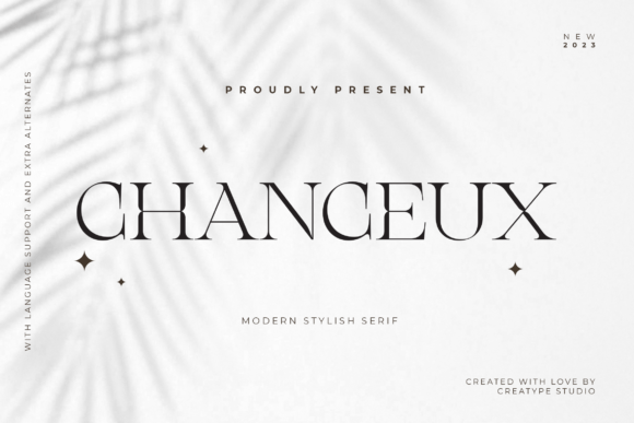 Chanceux Modern Stylish Font - Featured Image