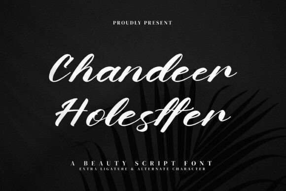 Chandeer Holestter Font - Featured Image
