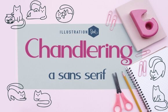 Chandlering Font - Featured Image