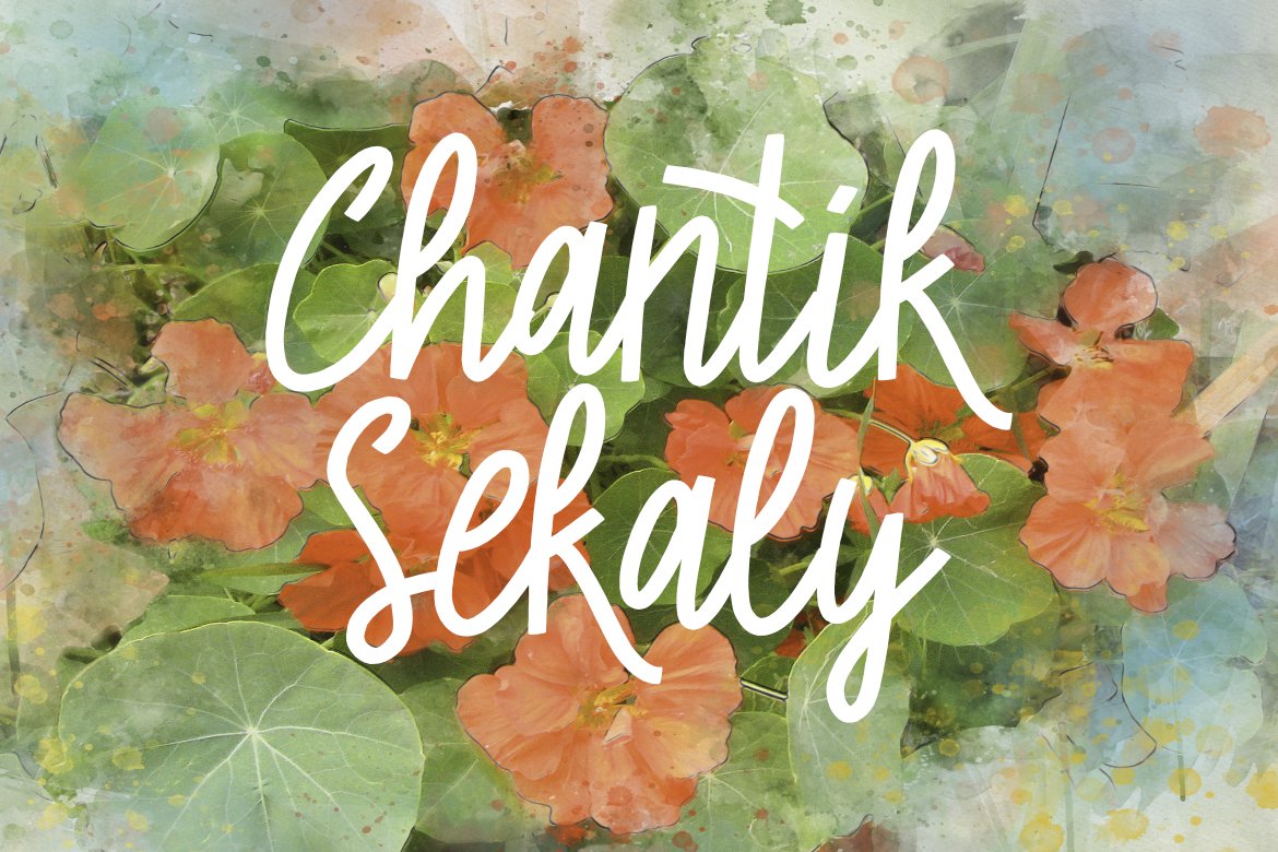 Chantik Sekaly Font - Featured Image