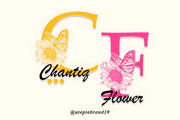 Chantiq Flower Monogram Font - Featured Image