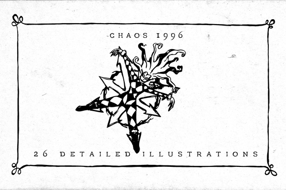 Chaos 1996 Font - Featured Image