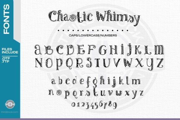 Chaotic Whimsy Font - Featured Image