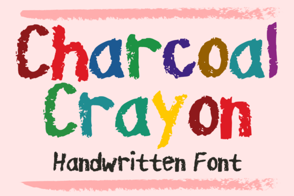Charcoal Crayon Font - Featured Image