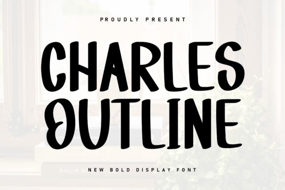 Charles Outline Font - Featured Image