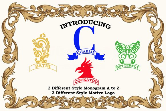 Charlie Monogram Font - Featured Image