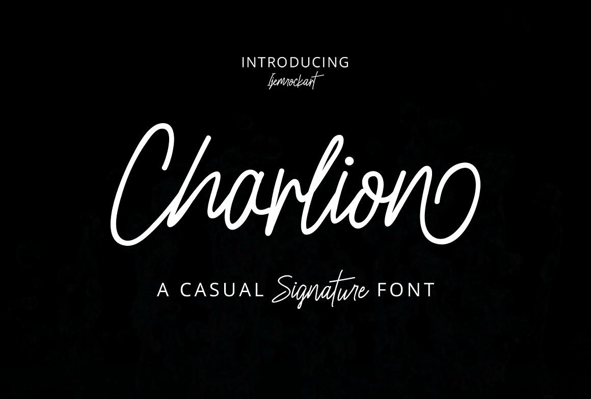 Charlion Script Font - Featured Image