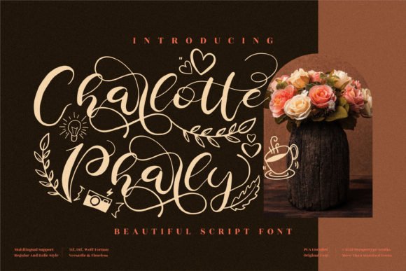 Charlotte Pharly Font - Featured Image