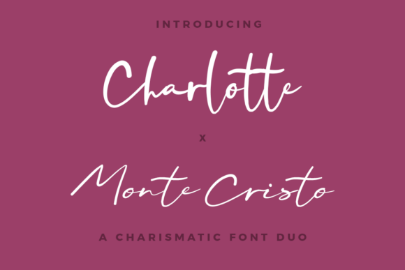 Charlotte X Monte Cristo Duo Font - Featured Image